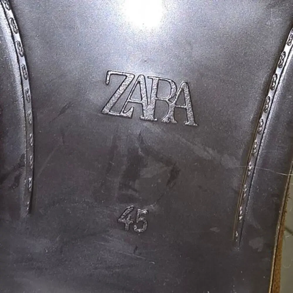 Zara Men's Tan Suede Leather Chelsea Boots Size EU 45 US 11 NEW‎